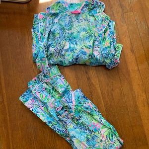 XS Lilly Pulitzer Pajama Set